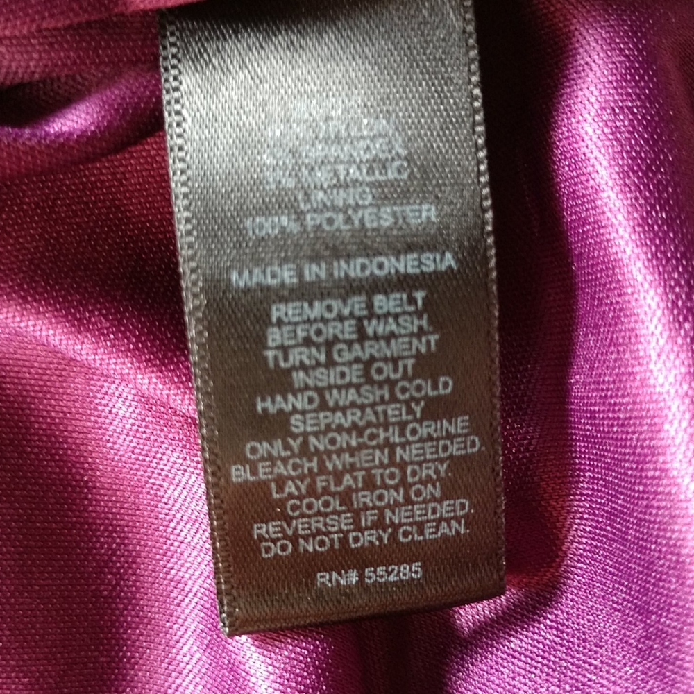 CHRISTMAS #18 NWT EXPRESS LS Glittery Grape Sequined Sheath Dress NWT - Picture 8 of 8